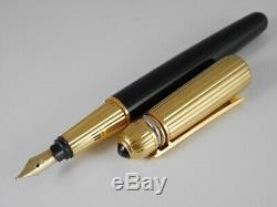 Gold Plated Fountain Pen F Free Shipping