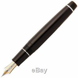 Sailor Fountain Pen Professional Gear Silver Black Medium Nib 11-2037-420