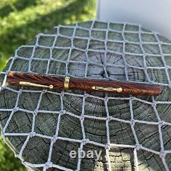 1920s WATERMAN 52 RED RIPPLE SOFT FLEX Gold NOODLE VINTAGE FOUNTAIN PEN