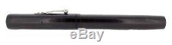 1920s WATERMAN 58 BLACK CHASED HARD RUBBER M-BBB+ FLEX NIB FOUNTAIN PEN RESTORED