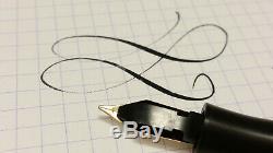 1930 MONTBLANC III SIMPLO Original C flex nib Black hard rubber vintage HR FP