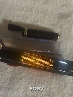 1946 PARKER VACUMATIC BLACK MAJOR- GT- Fountain Pen RESTORED Blue Diamond Clip