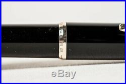 1965 MADE MONTBLANC No. 38 Ball Point Pen Lever Mechanism Clip / BLACK & GOLD