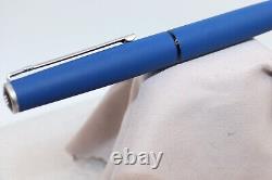 1990's Diplomat Attache Blue Cartridge Fountain Pen