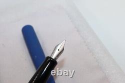 1990's Diplomat Attache Blue Cartridge Fountain Pen