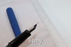 1990's Diplomat Attache Blue Cartridge Fountain Pen