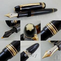 1st Edition Montblanc 144 Fountain Pen 14K OF Flex Nib Made In Germany c1950
