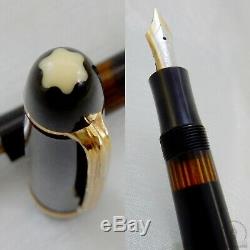 1st Edition Montblanc 144 Fountain Pen 14K OF Flex Nib Made In Germany c1950