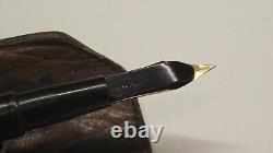 2 Vintage Black Hard Rubber Pens, ca 1890, Watermans Ideal 22 & Vulcan Stylogra