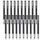 20 Pcs Parker Pen Vector Fountain Pen Matte Black Silver Clip With Fine Nib