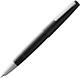 2000 Black Elegant Fountain Pen In Robust Fibreglass Barrel 14 Ct. Gold Nib