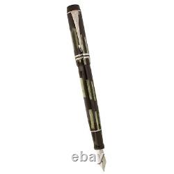 2001 Parker Duofold Special Edition Black Mosaic Fountain Pen New In Box