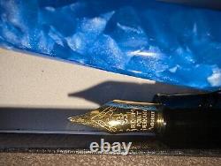 2022 LeBOEUF PILGRIM SERIES FOUNTAIN PEN Cobalt Navy Pearl F or M