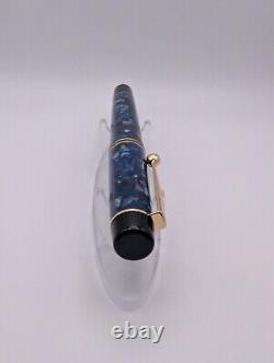 2022 LeBOEUF PILGRIM SERIES FOUNTAIN PEN Cobalt Navy Pearl (Pre-Owned) with Box