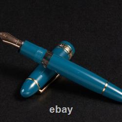 2023 Wingsung 630 Fountain Pen 14K Gold Nib Resin Pen Piston Gold Clip Gifts NEW