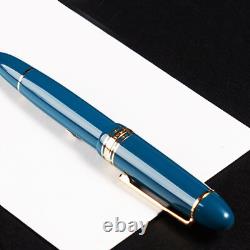 2023 Wingsung 630 Fountain Pen 14K Gold Nib Resin Pen Piston Gold Clip Gifts NEW