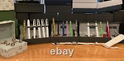 22 piece mixed lot, pens watch, Montegrappa, Montblanc, Bruni, S. T. Dupont, GRAF