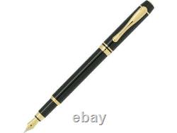 5280 Ambassador Black/Gold Medium Fountain Pen