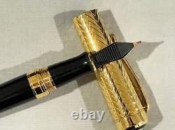 5280 Black & Gold Fountain Pen Nib Shows Gold Loss