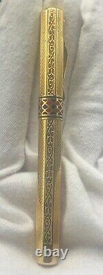 Antique 18KR Gold Telescoping Fountain Pen