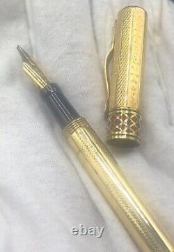 Antique 18KR Gold Telescoping Fountain Pen