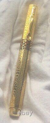 Antique 18KR Gold Telescoping Fountain Pen