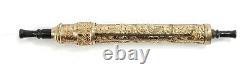 Antique Fairchild Gold Plated #5 Fancy Dip Fountain Pen Mabie Todd Nib