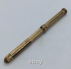 Antique Gold Filled Dual Combo Propel Fountain Pen & Pencil