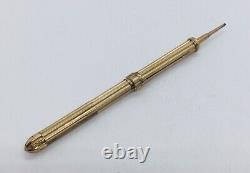 Antique Gold Filled Dual Combo Propel Fountain Pen & Pencil