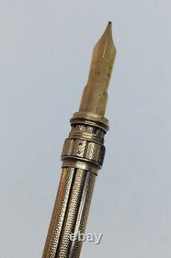 Antique Gold Filled Dual Combo Propel Fountain Pen & Pencil