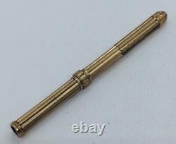 Antique Gold Filled Dual Combo Propel Fountain Pen & Pencil