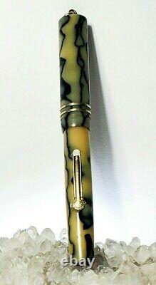 Antique Morrison Nav Fountain Pen not a Pencil Patriot Camo Military 14k with Ink