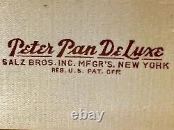 Antique Salz Bros. Peter Pan Deluxe Fountain Pen & Pencil Set On Ribbon