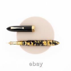 Armando Simoni Club Triangle Pen Fountain Pen Black Lucens & Gold Edition Ltd