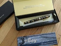 Asc Armando Simoni Club Bologna Black Lucens Celluloid Ltd Ed Fountain Pen