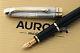 Aurora 88 Argento Massiccio. 925 Silver/black Resin Fountain Pen