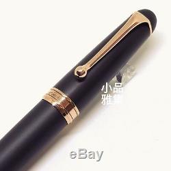 Aurora 88 Large Size Matte Black 14K Rose Gold Flex Fine nib Fountain Pen