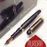 Aurora 88 Large Size Matte Black 14k Rose Gold Fountain Pen