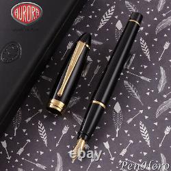 Aurora Ipsilon Black Fountain Pen Fine Nib B11-N-F