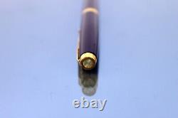 Authentic PARKER Black Fountain Pen Gold Plated Accessories XF NO INK France