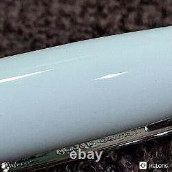 Authentic White & Silver Montblanc Fountain Pen, Mumbai Openbox, Serial Number