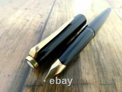 BEAUTIFUL! MONTBLANC 320 FOUNTAIN PEN VINTAGE BLACK GOLD 14k-585 GERMANY