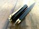 Beautiful! Montblanc 320 Fountain Pen Vintage Black Gold 14k-585 Germany