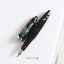 BENU Minima Mystical Green Silver Fountain Pen