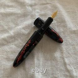 BENU fountain pen black red withbox a