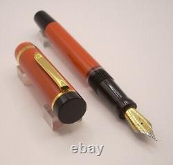 Bexley Fountain Pen Orange & Black