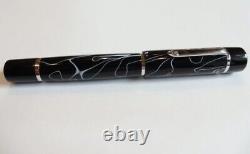 Bexley USA made Midnight Lightning Prometheus fountain pen nib F, from Japan