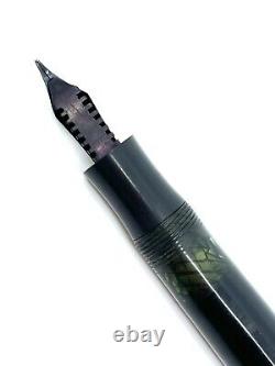 Big Ben BENCO BLACK Danish Denmark Fountain Pen BF Large Reticulated Ink Window