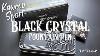 Black Crystal Kaweco Sport Fountain Pen
