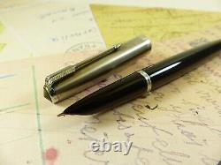 Black Parker 51 Aerometric Fountain Pen restored